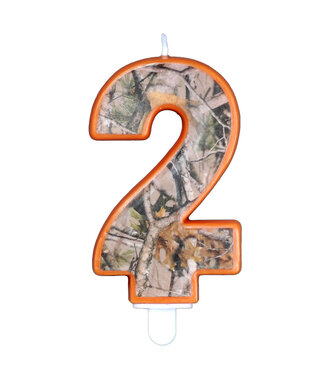 HAVERCAMP PRODUCTS Camo – Birthday Candle – Number Two
