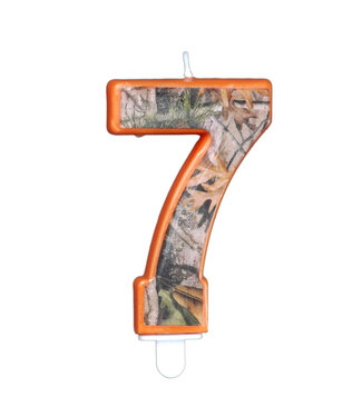 HAVERCAMP PRODUCTS Camo – Birthday Candle – Number Seven
