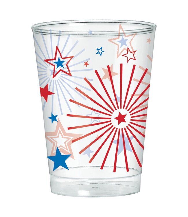 Amscan Patriotic Plastic Tumblers