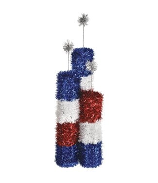 AMSCAN Patriotic Small 3D Deluxe Tinsel Firework