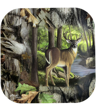HAVERCAMP PRODUCTS Camo – Plates Square 9″ Deer 8-pack