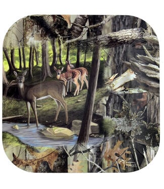 HAVERCAMP PRODUCTS Camo – Plates Square 7″ Deer 16-pack