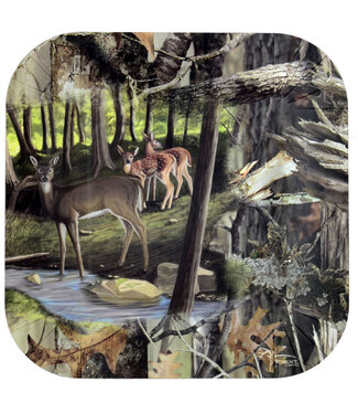HAVERCAMP PRODUCTS Camo – Plates Square 7″ Deer 8-pack