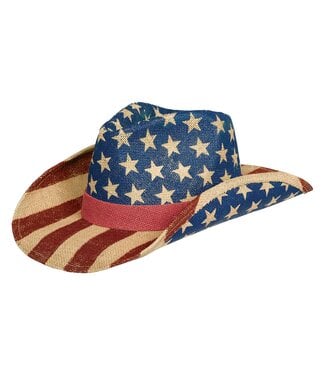 AMSCAN Patriotic Printed Cowboy Hat