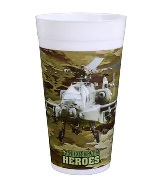 HAVERCAMP PRODUCTS American Heroes – 22 oz. Stadium Cups “Apache” 4-pack