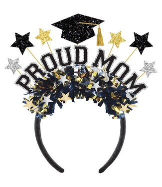 AMSCAN Grad Proud Mom Headband