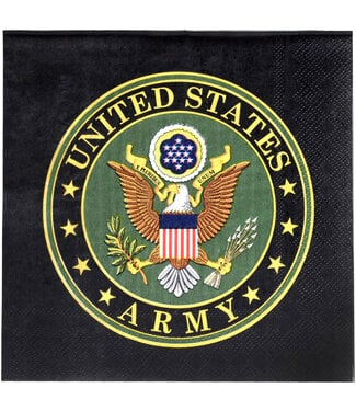 HAVERCAMP PRODUCTS US Army – Napkins Luncheon Army Seal 16-pack