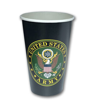HAVERCAMP PRODUCTS US Army – Cups Paper 16 oz. 8-pack
