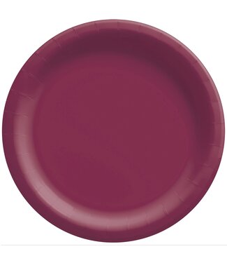 Round Paper Plates, Mid Ct. - Berry