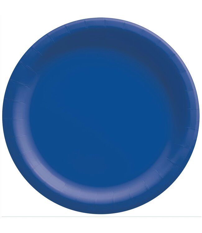 Royal Blue 6 3/4" Round Paper Plates - 50ct