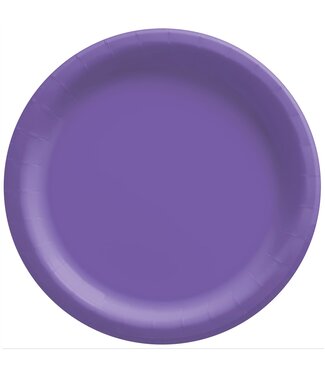 50 ct 6.75in Paper Plates- Purple