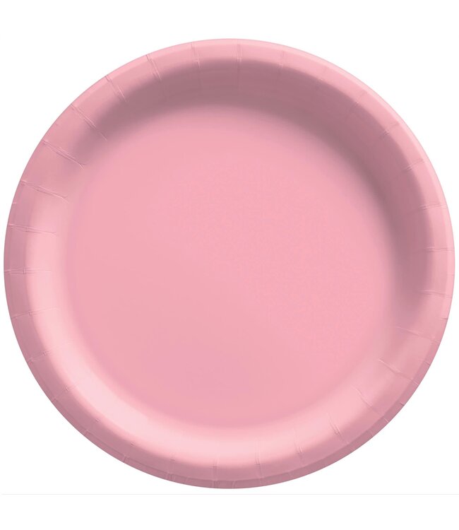 New Pink 6 3/4" Round Paper Plates - 50ct