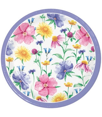 Blooms Luncheon Plates - 8ct