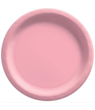 8 1/2" Round Paper Plates, High Ct. - New Pink