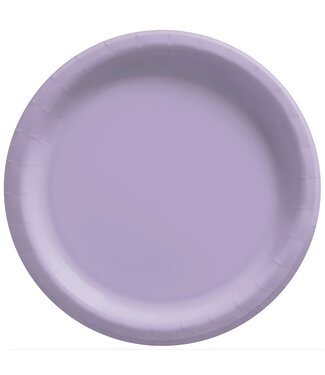 10" Round Paper Plates, High Ct. - Lavender