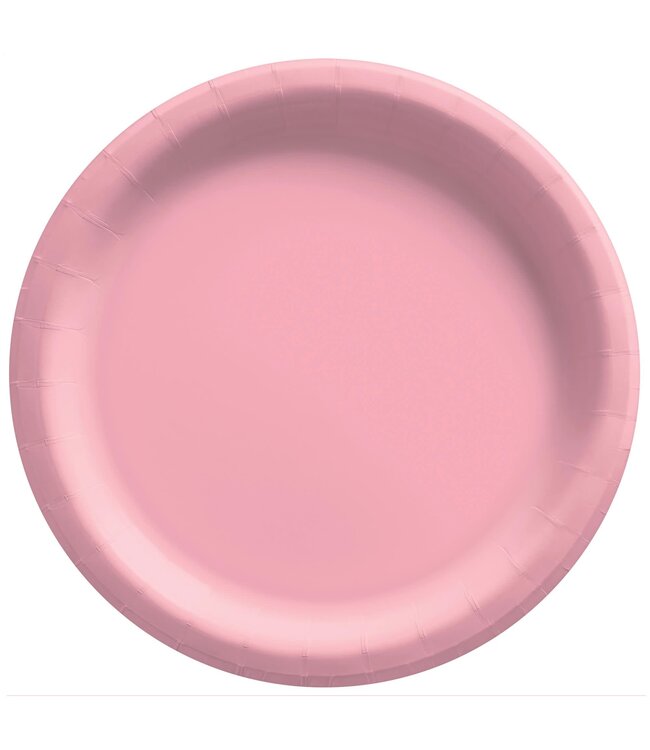 10" Round Paper Plates, High Ct. - New Pink