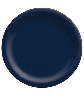 50 ct 10in Paper Plates- Navy