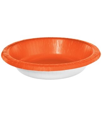 20 oz. Paper Bowls, Mid Ct. - Orange Peel