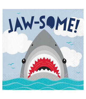Shark Party Luncheon Napkins - 16ct