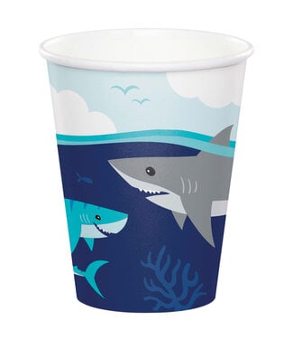 Shark Party 9oz Cups - 8ct