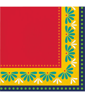 Fiesta Pottery Luncheon Napkins - 16ct