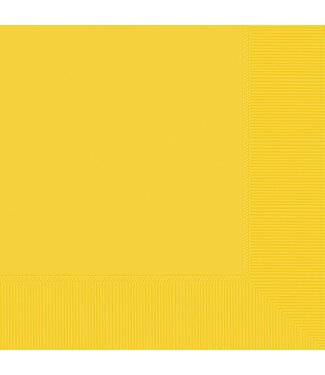 2-Ply Beverage Napkins, Mid Ct. - Yellow