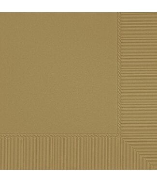 2-Ply Beverage Napkins, High Ct. - Gold