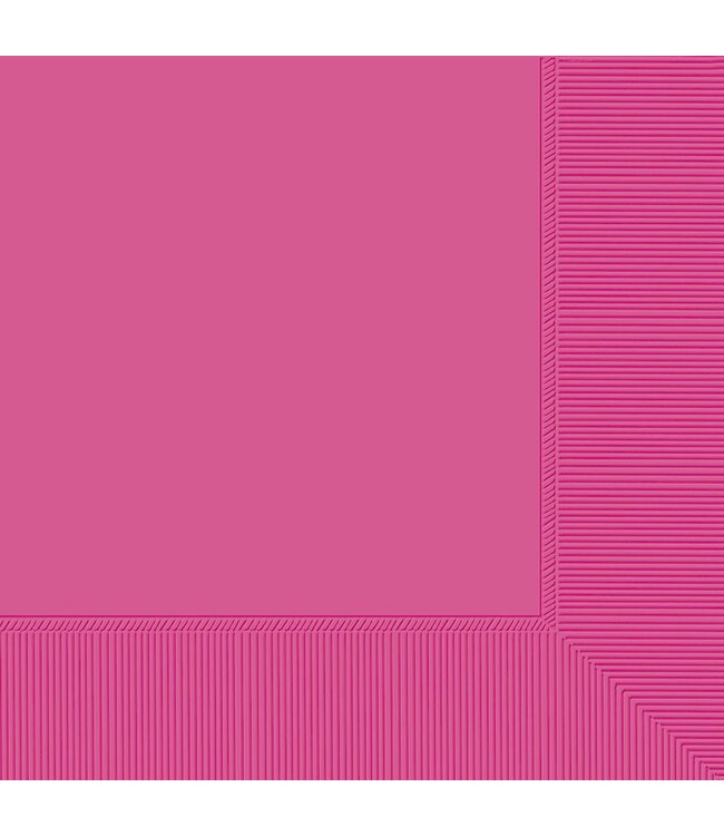 2-Ply Luncheon Napkins, High Ct. - Bright Pink