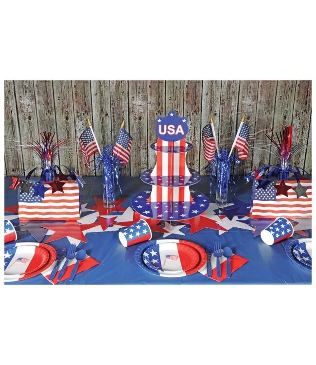 Patriotic Cupcake Stand