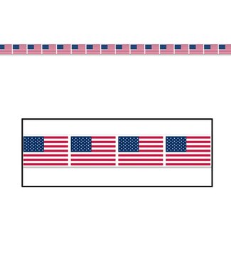 BEISTLE American Flag Party Tape