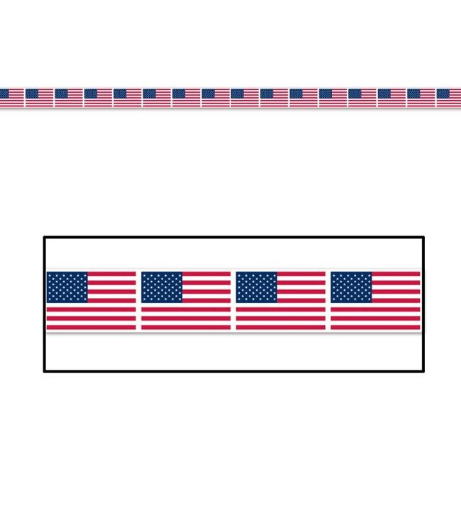 BEISTLE American Flag Party Tape
