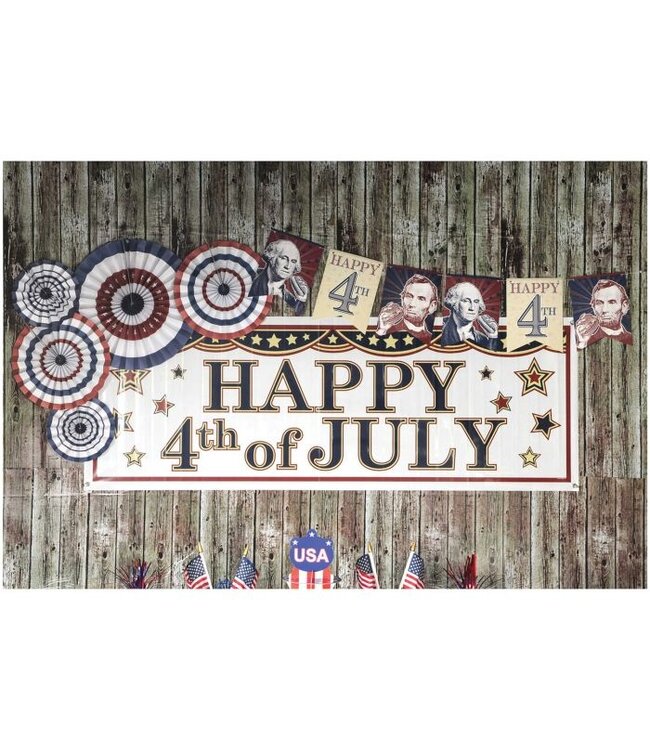 BEISTLE Patriotic Accordion Paper Fans