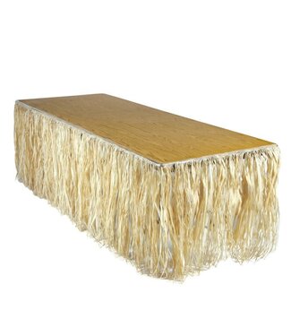 BEISTLE Raffia Table Skirting