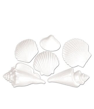 BEISTLE White Plastic Seashells
