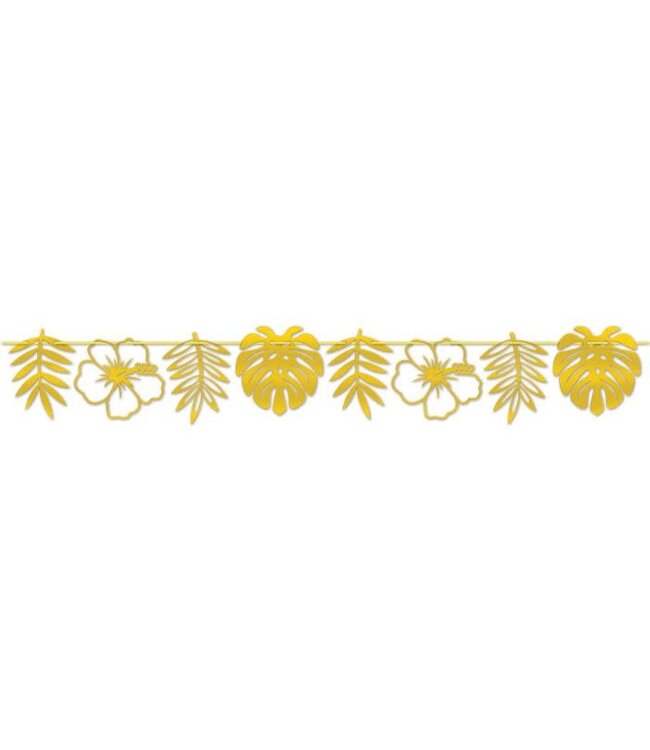 BEISTLE Foil Die-Cut Floral Streamer
