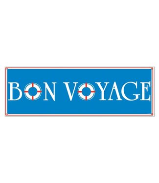 Bon Voyage Sign Banner