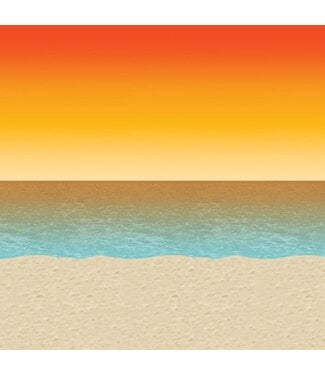 BEISTLE Luau Sunset Backdrop