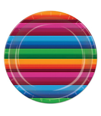 BEISTLE Fiesta Plates - 8ct