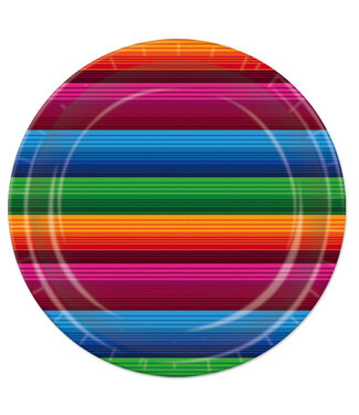 BEISTLE Fiesta Plates - 8ct