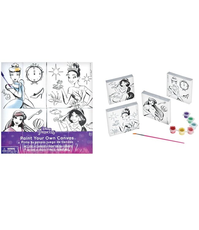 Disney Princess Color Your Own Canvas