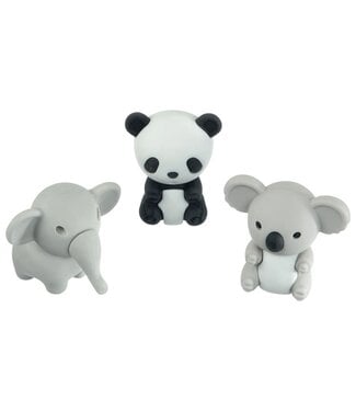 12ct Jungle Animal Erasers