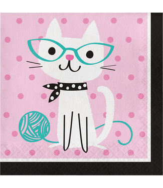Creative Converting Purr-Fect Party Luncheon Napkins - 16ct