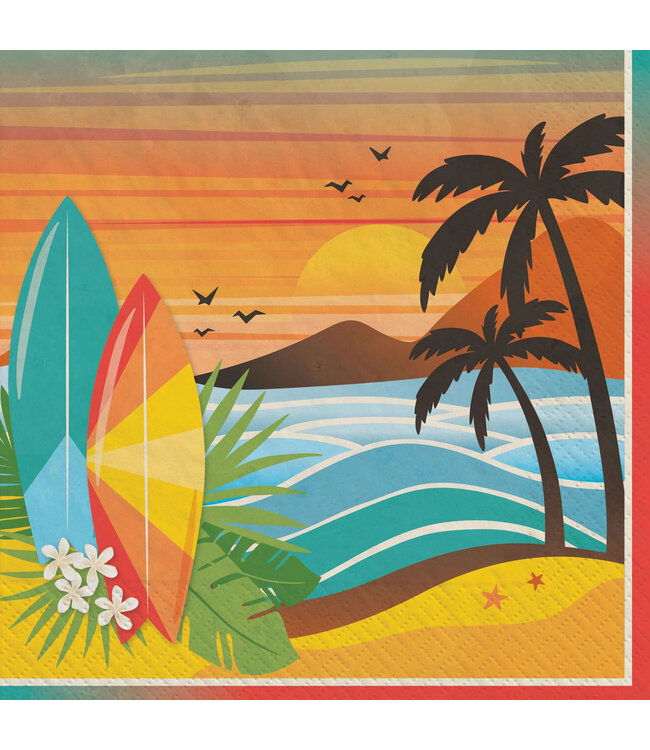 Amscan Beach Life Luncheon Napkins - 100ct