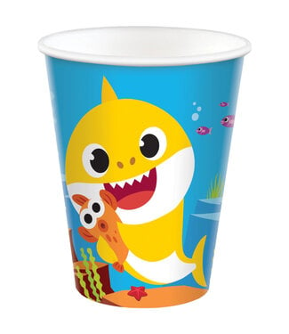 AMSCAN Baby Shark 9oz Cups - 8ct
