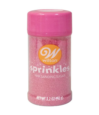 WILTON Pink Sanding Sugar - 3.2oz