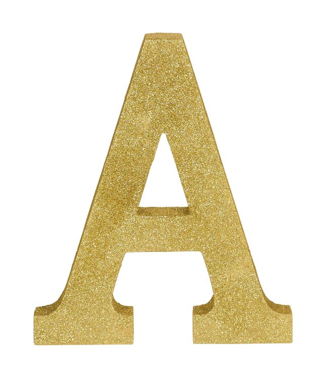 Letter A - Gold
