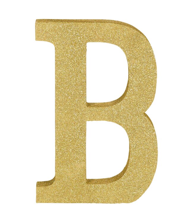 Letter B - Gold