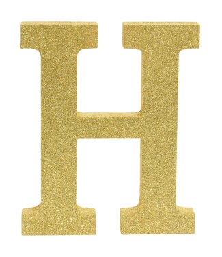 Letter H - Gold