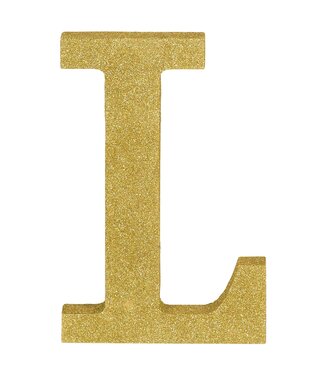 Letter L - Gold