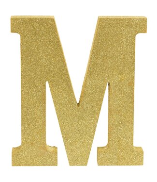 Letter M - Gold